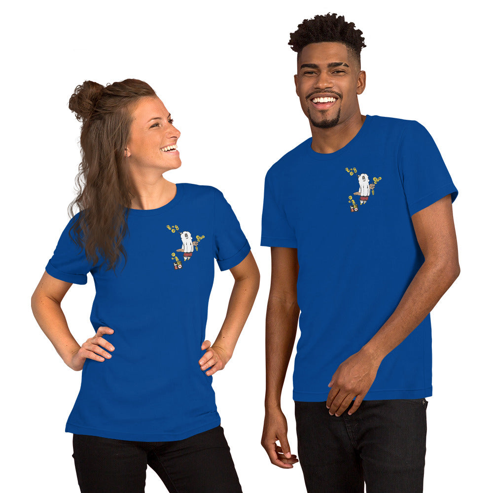 We Are Spirits in the Material World - Lebo Short Sleeve Unisex T-Shirt